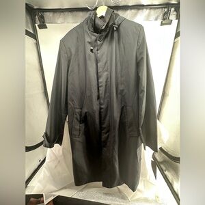 Air France black trench coat